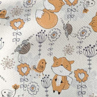 Hand Drawn Line Drawing Fox Waterproof Canvas
