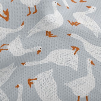 Hand Drawn Goose Athletic Mesh Flat Back