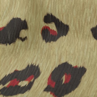 Rich Leopard Print Terry