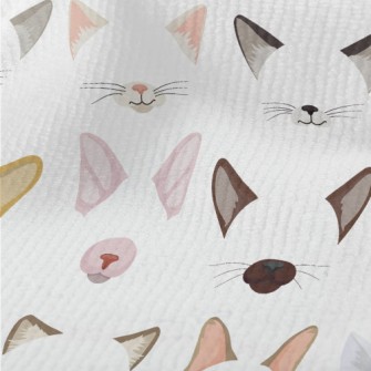 Different Cat Ears And Noses Terry