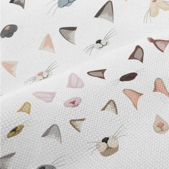 Different Cat Ears And Noses Performance Linen