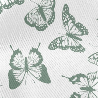 Monochrome Realistic Butterfly Standard Corduroy