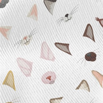 Different Cat Ears And Noses Standard Corduroy