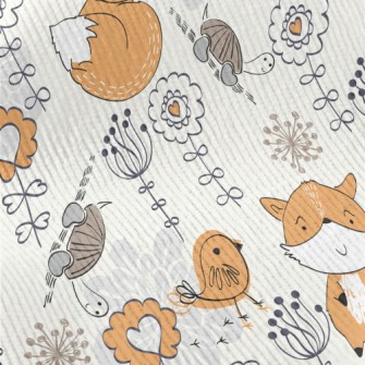 Hand Drawn Line Drawing Fox Standard Corduroy