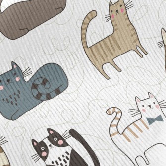 Various Cute House Cats Standard Corduroy