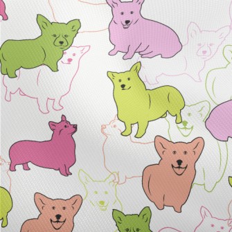 Brightly Colored Corgi Dobby