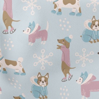 Dog Wearing Winter Clothes Stretch Ponte