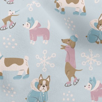 Dog Wearing Winter Clothes Micro Fleece