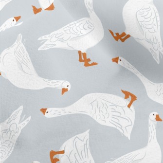 Hand Drawn Goose Micro Fleece