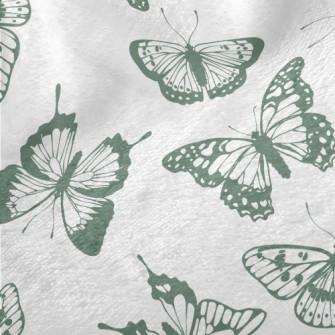 Monochrome Realistic Butterfly Minky