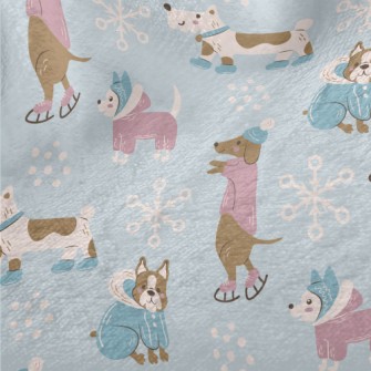 Dog Wearing Winter Clothes Minky