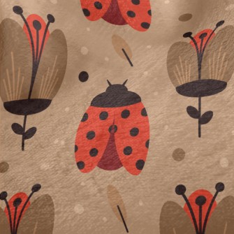 Children&#39;s Book Red Ladybu Minky