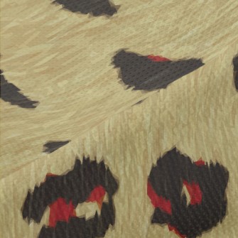 Rich Leopard Print Piqué