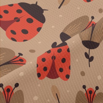 Children&#39;s Book Red Ladybu Piqué
