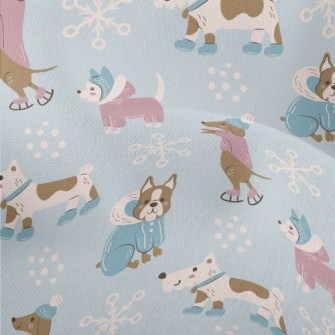 Dog Wearing Winter Clothes Lightweight Performance Linen