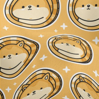 Shiba Inu Turned Into Gold Coi Lightweight Performance Linen