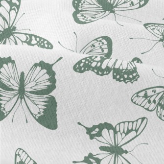 Monochrome Realistic Butterfly Modern Jersey