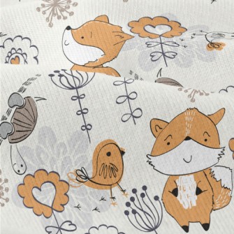 Hand Drawn Line Drawing Fox Modern Jersey