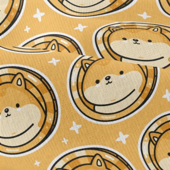 Shiba Inu Turned Into Gold Coi Modern Jersey