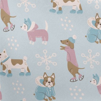 Dog Wearing Winter Clothes Pongee