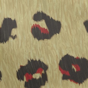 Rich Leopard Print Pongee