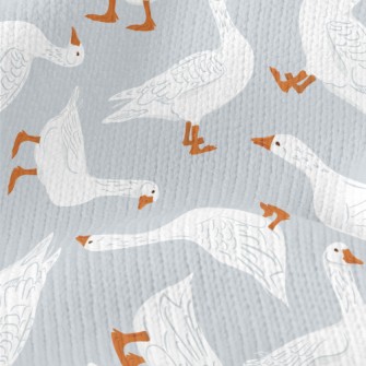 Hand Drawn Goose Stretch Jersey