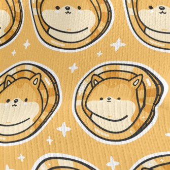 Shiba Inu Turned Into Gold Coi Stretch Jersey