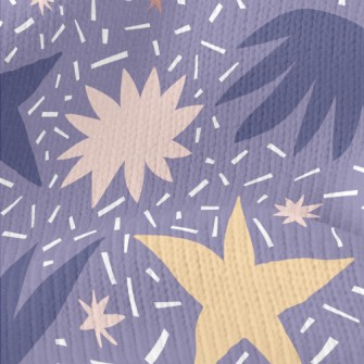 Hand Drawn Abstract Pattern Stretch Jersey