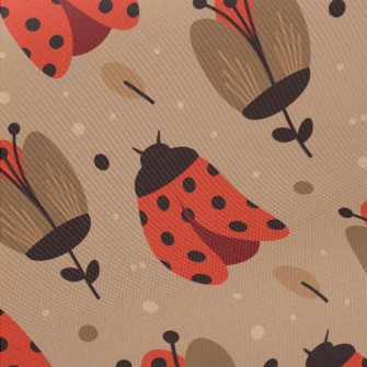 Children&#39;s Book Red Ladybu Midweight Cotton Poplin
