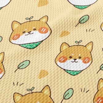 Shiba Leaves Birdseye Piqué