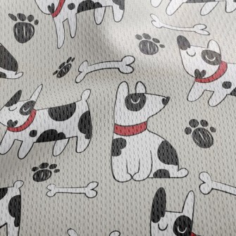 Bitch Dog Bones Athletic Mesh Flat Back
