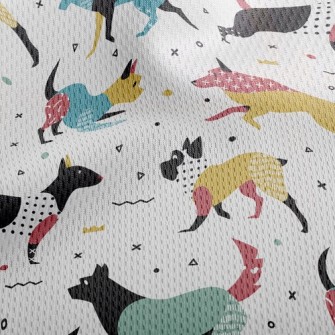 Fashion Dog Athletic Mesh Flat Back