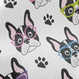 French Bulldog With Glasses Standard Corduroy