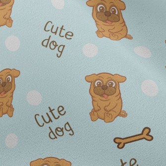 Puppy Dog Bone Chiffon