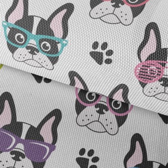 French Bulldog With Glasses Waterproof Oxford
