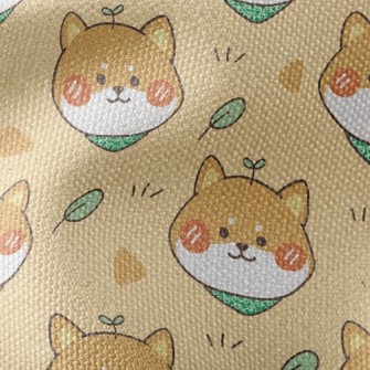 Shiba Leaves Waterproof Canvas
