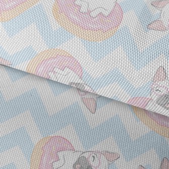 Donut French Bulldog Waterproof Oxford