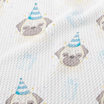 Happy Pug Birdseye Piqué