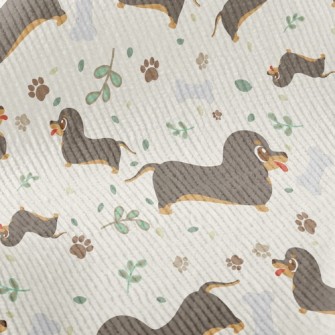 Dachshund Bones Standard Corduroy