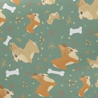 Corgi Bone Twill
