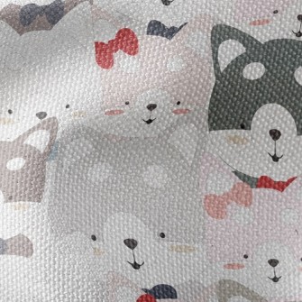 Cute Husky Waterproof Canvas