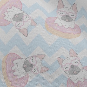 Donut French Bulldog Chiffon