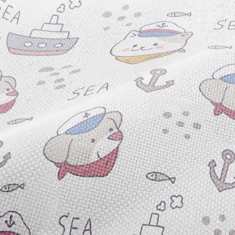Nautical Cat And Dog Performance Linen