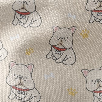 Cute French Bulldog Waterproof Canvas