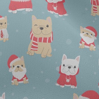 Christmas Costume French Bulld Chiffon