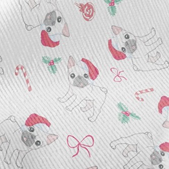 Christmas French Bulldog Standard Corduroy