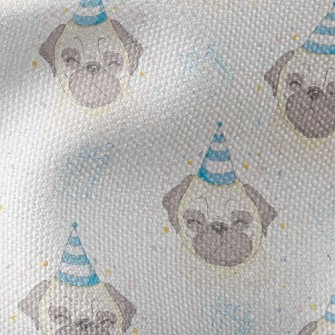 Happy Pug Waterproof Canvas