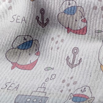 Nautical Cat And Dog Terry