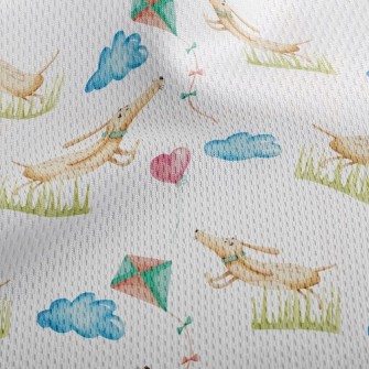 Kite And Sausage Athletic Mesh Flat Back