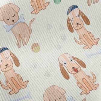 Cute Dog Standard Corduroy